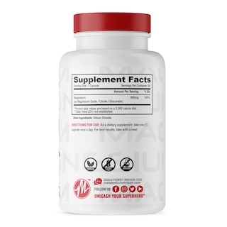 Foto 2 | Suplemento Metabolic Nutrition Magnesio 650 Mg 90 Cápsulas - Venta Internacional.