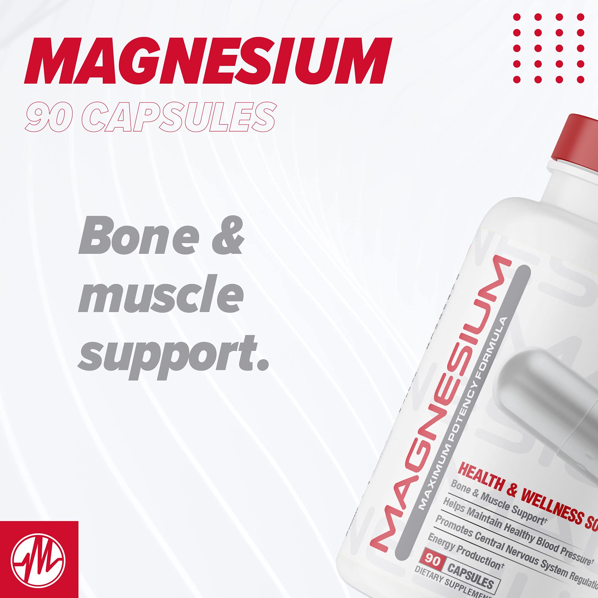 Foto 6 | Suplemento Metabolic Nutrition Magnesio 650 Mg 90 Cápsulas - Venta Internacional.