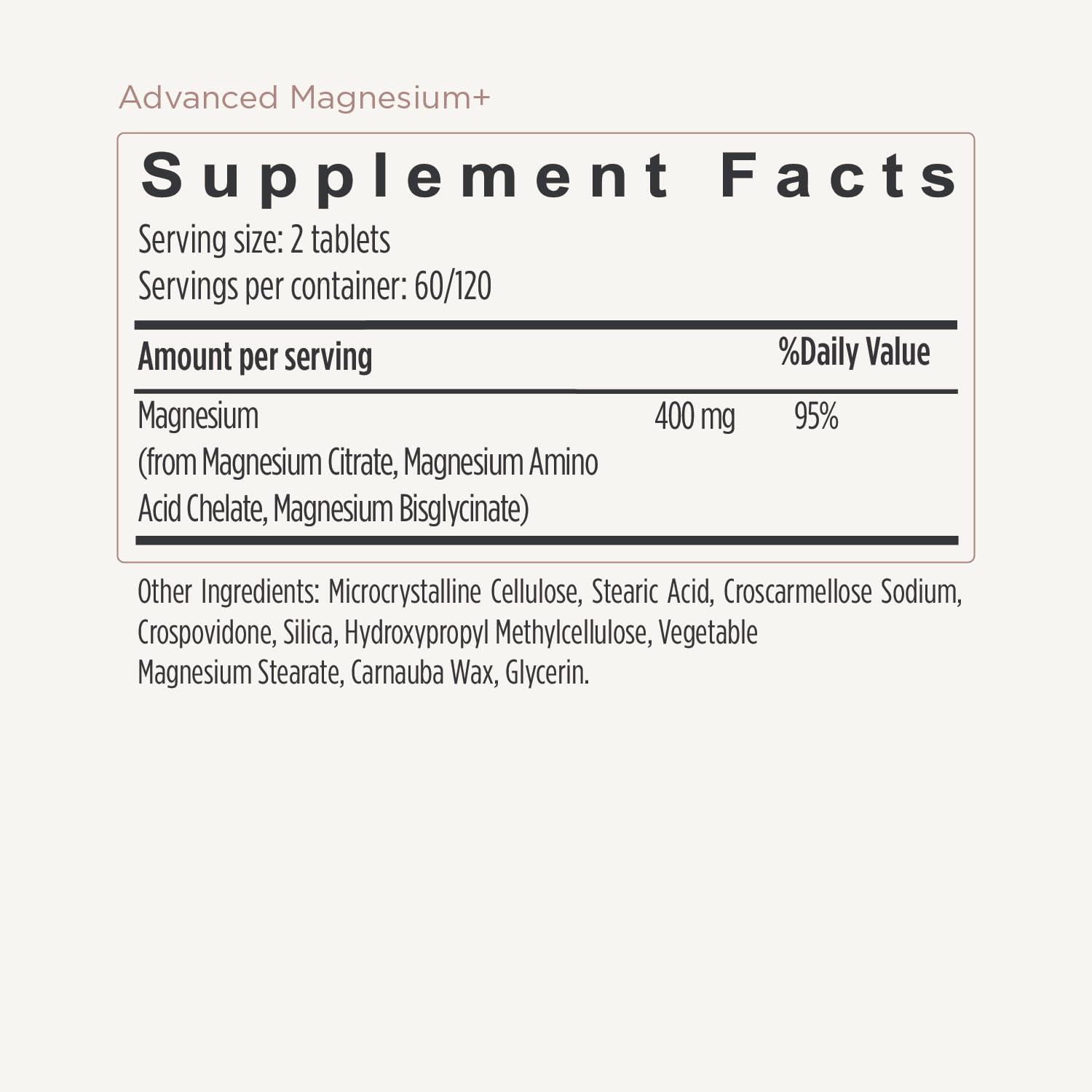 Foto 5 pulgar | Suplementos Jshealth Advanced Magnesio 200 Mg 120 Comprimidos - Venta Internacional.