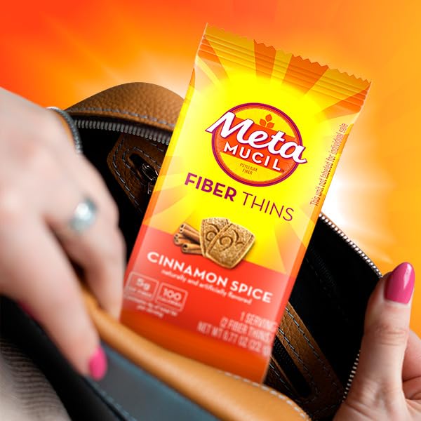 Foto 7 pulgar | Suplemento De Fibra Snack Metamucil Fiber Thins Cinnamon 12s - Venta Internacional.