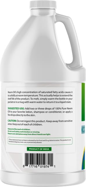 Foto 8 pulgar | Aceite De Neem Best Naturals  100% Puro  Prensado En Frío  Sin Refinar  2 Litros - Venta Internacional.