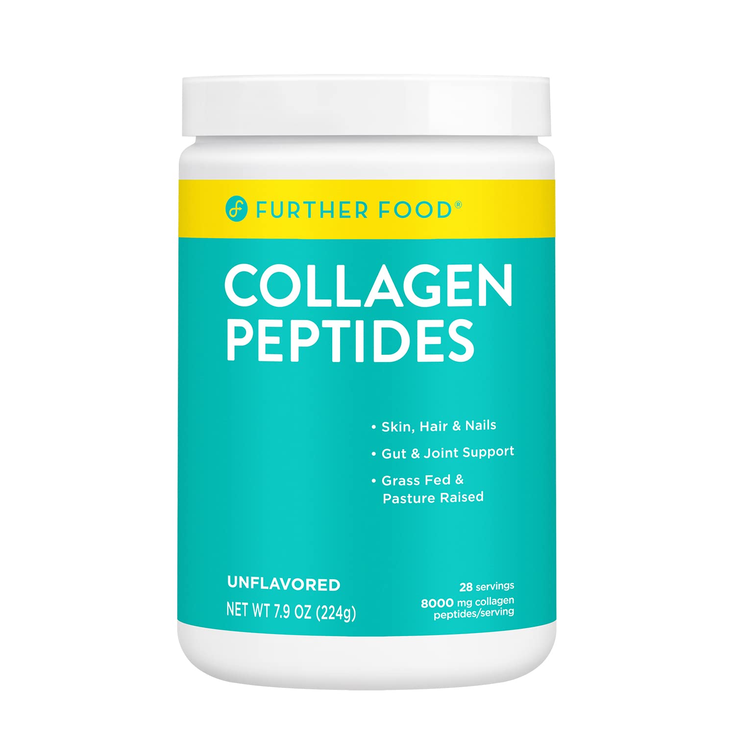 Foto 2 pulgar | Péptidos de Colágeno en Polvo Further Food Premium 224 g - Venta Internacional