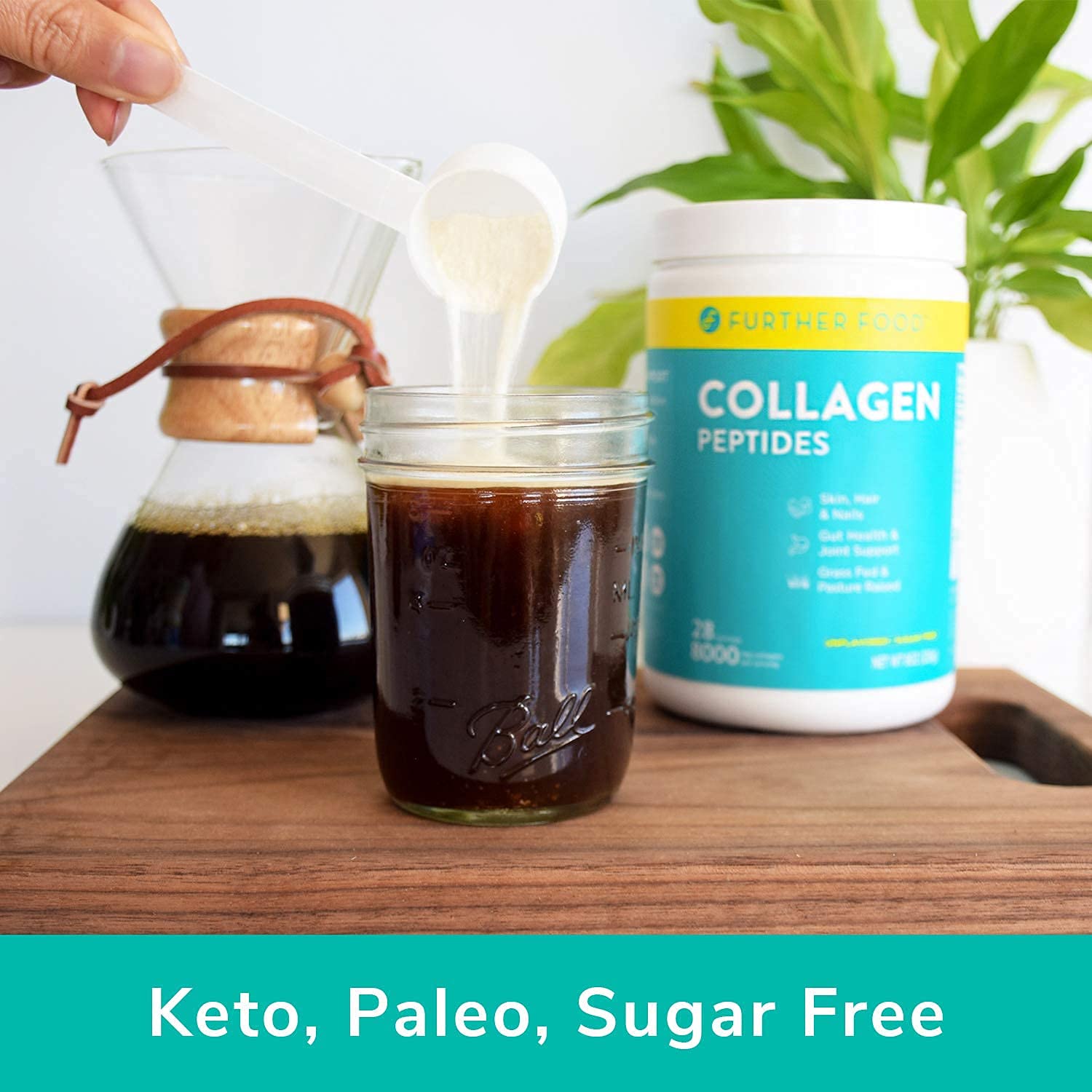 Foto 5 | Péptidos de Colágeno en Polvo Further Food Premium 224 g - Venta Internacional
