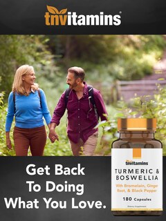 Foto 4 | Suplemento Tnvitamins Complejo De Cúrcuma Y Boswellia 180 Cápsulas - Venta Internacional.
