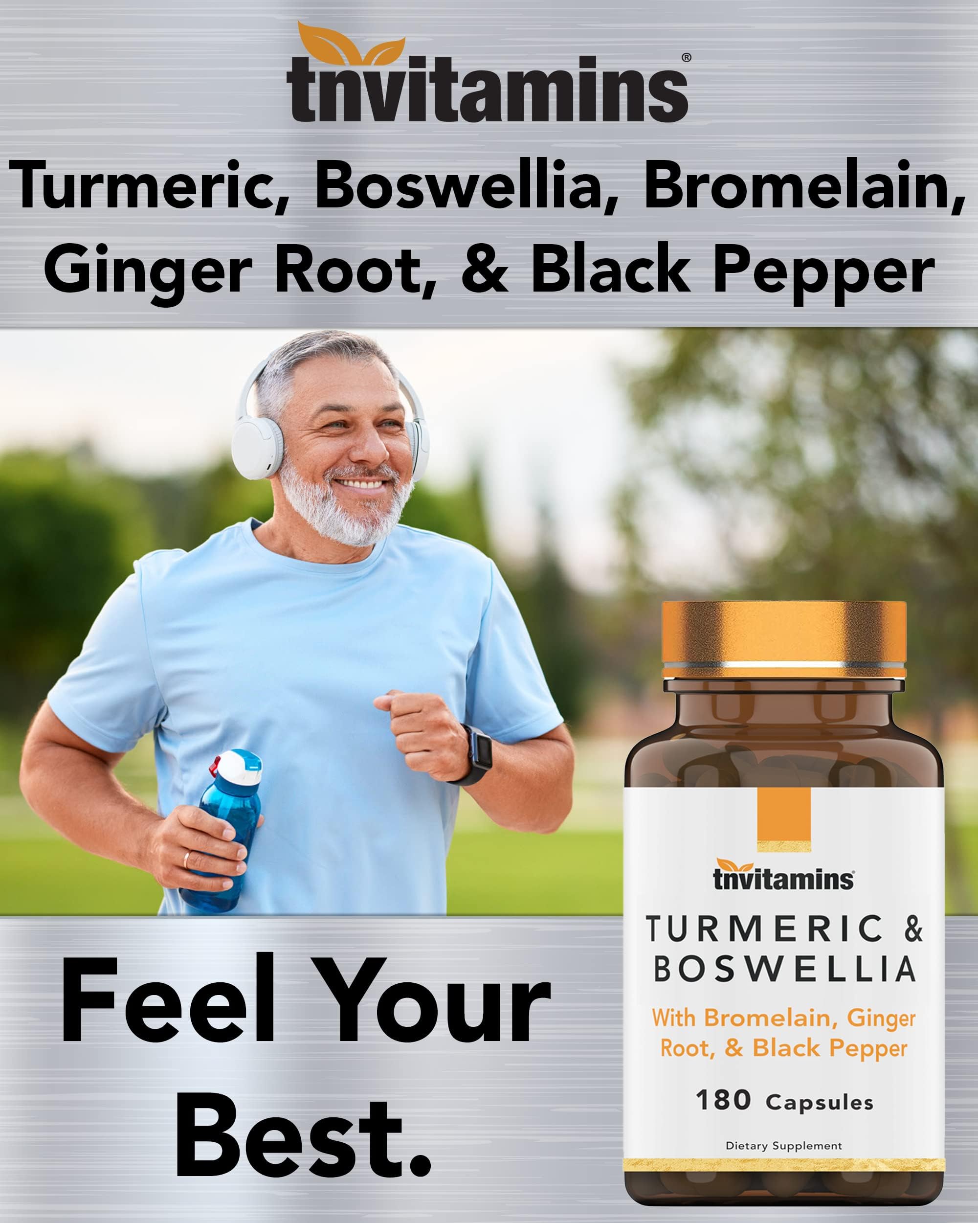 Foto 6 | Suplemento Tnvitamins  Complejo De Cúrcuma Y Boswellia  180 Cápsulas - Venta Internacional.