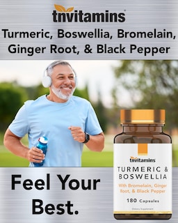 Foto 6 | Suplemento Tnvitamins Complejo De Cúrcuma Y Boswellia 180 Cápsulas - Venta Internacional.