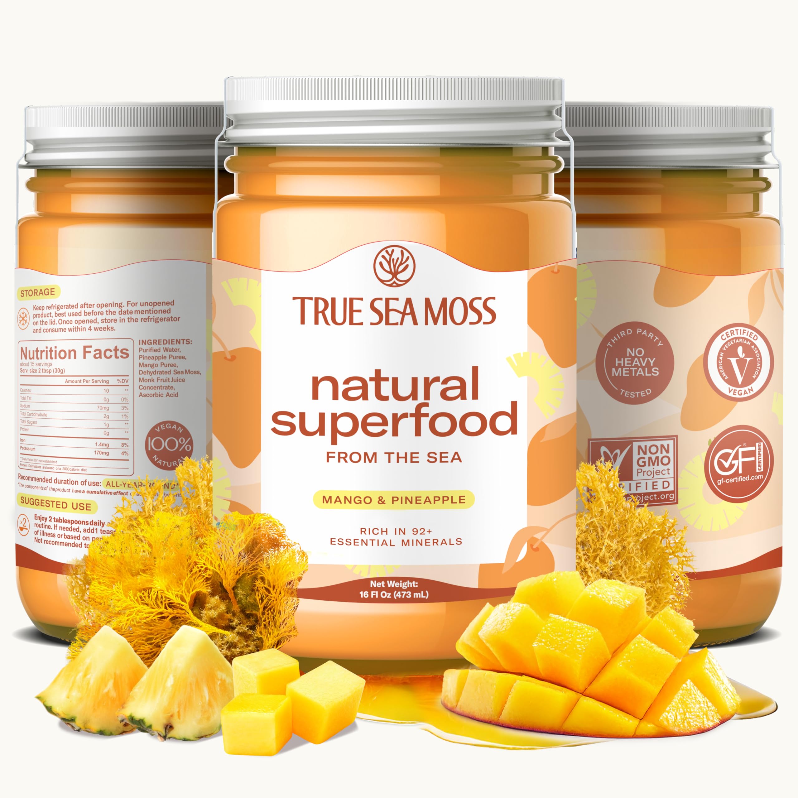 Foto 1 | Gel Sea Moss Trueseamoss Wildcrafted Fabricado En Irlanda En Ee. Uu. - Venta Internacional.