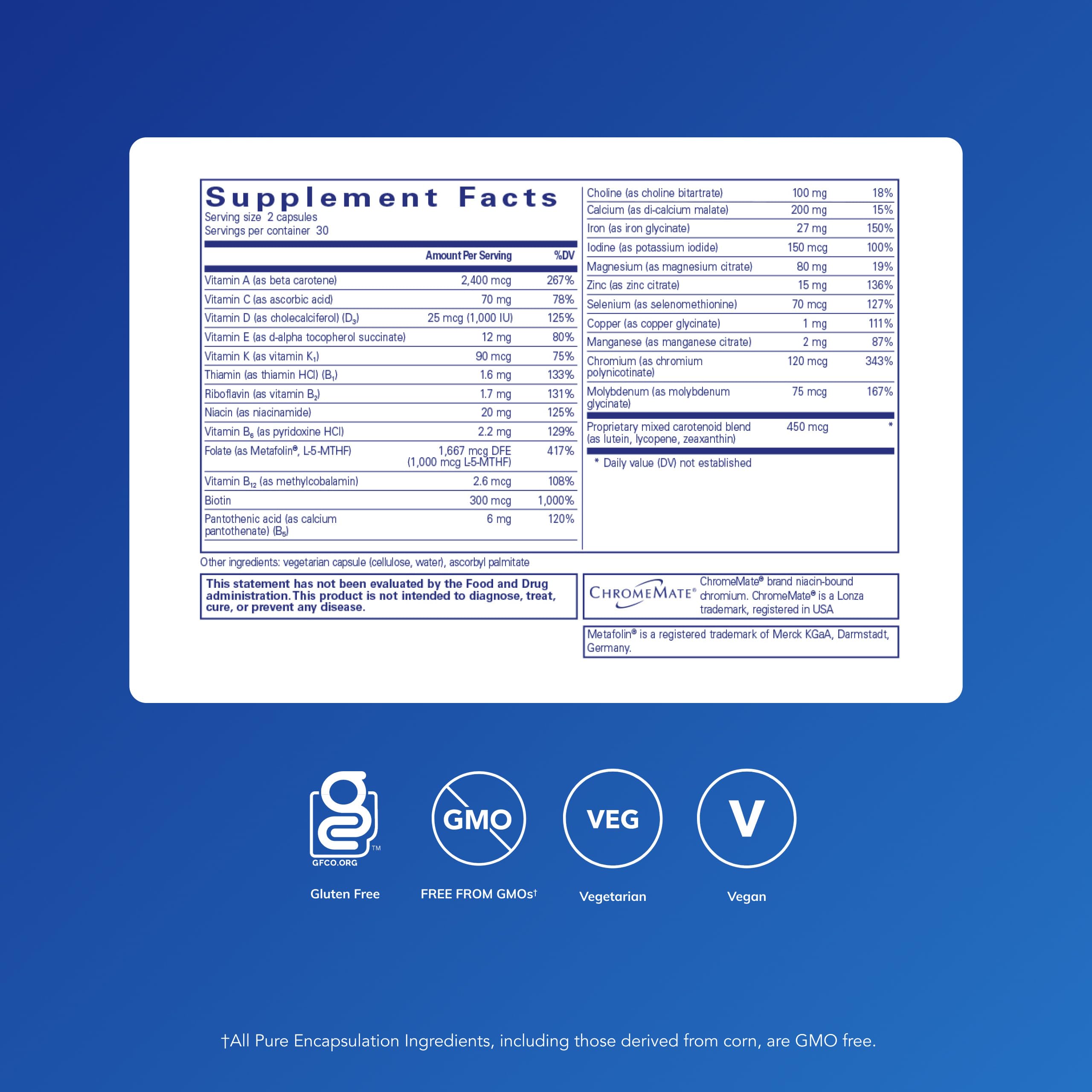 Foto 3 pulgar | Complejo Multivitamínico Y Mineral Pure Encapsulations Women - Venta Internacional.