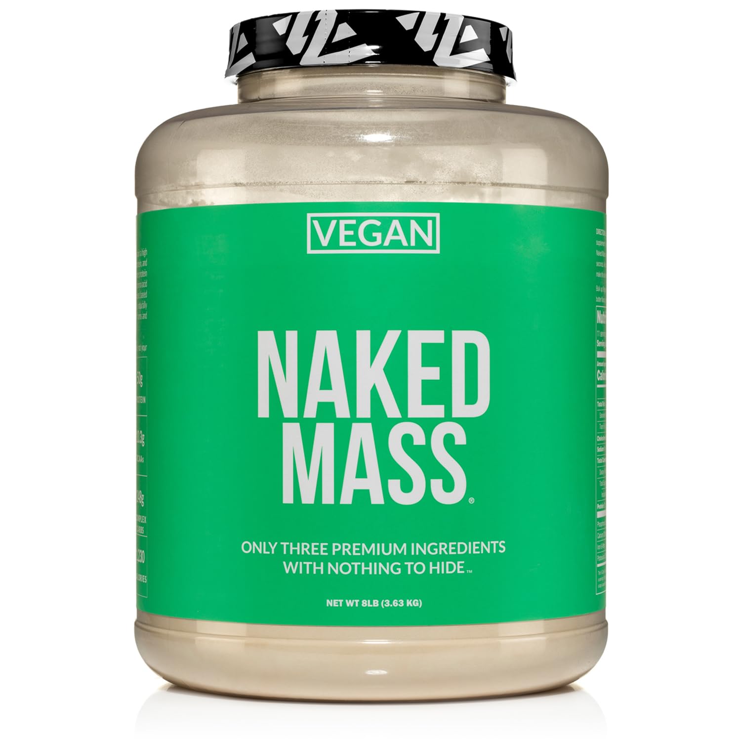 Foto 2 pulgar | Proteína En Polvo Naked Vegan Mass Para Ganar Peso  3 63 Kg - Venta Internacional.