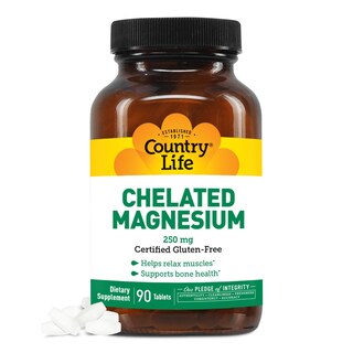 Foto 1 | Suplemento Country Life De Magnesio Quelado 250 Mg 90 Comprimidos - Venta Internacional.
