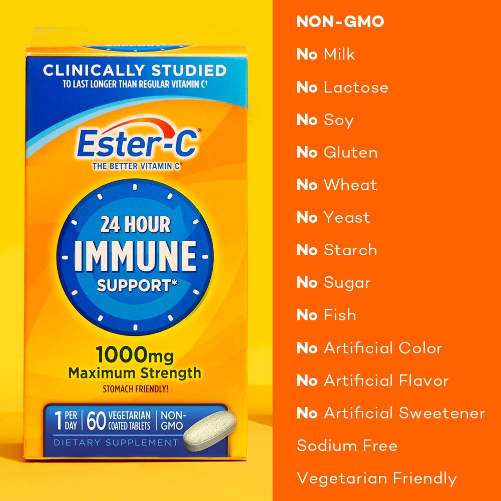 Foto 3 | Suplemento Ester-c De Vitamina C  1000 Mg  60 Comprimidos Recubiertos - Venta Internacional.