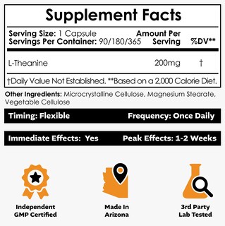 Foto 2 | Suplemento Nootropics Depot L-teanina En Cápsulas De 200 Mg (180) - Venta Internacional.