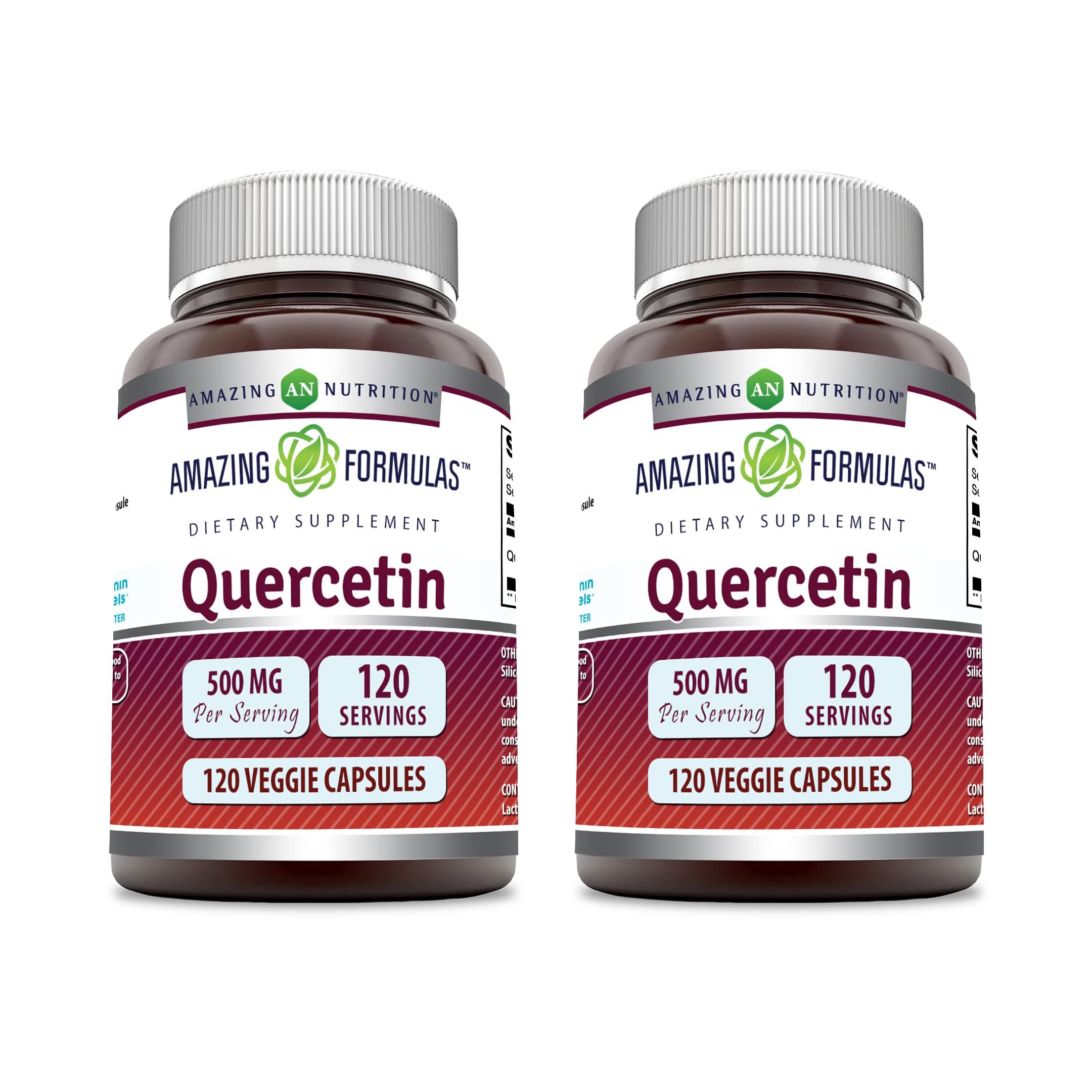 Foto 2 pulgar | Cápsulas Vegetarianas De 500 Mg De Quercetina De Supplement Amazing Formulas - Venta Internacional.