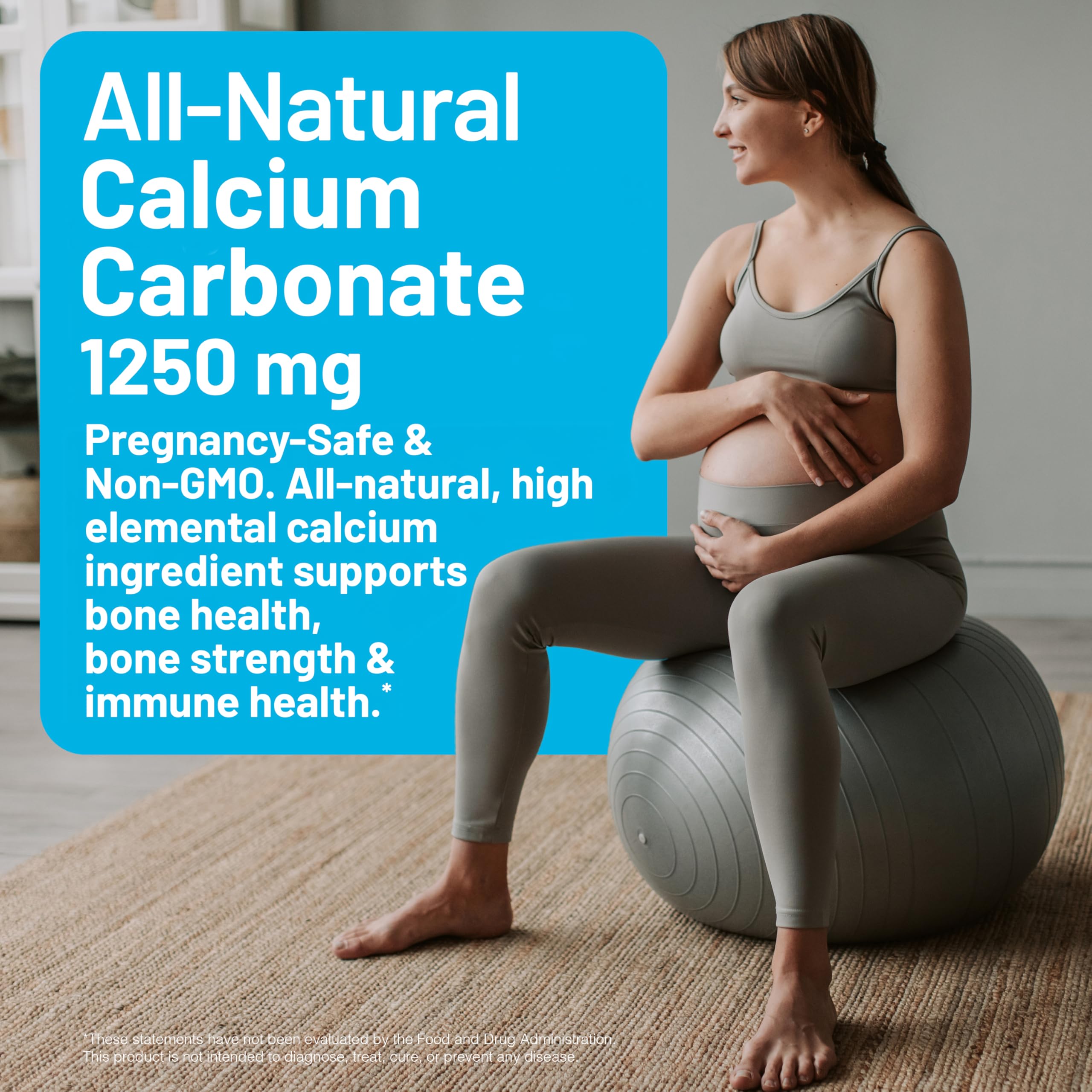 Foto 2 | Suplemento Naturewise Calcio 1250 Mg Más Vitamina D3 1000 Ui - Venta Internacional.