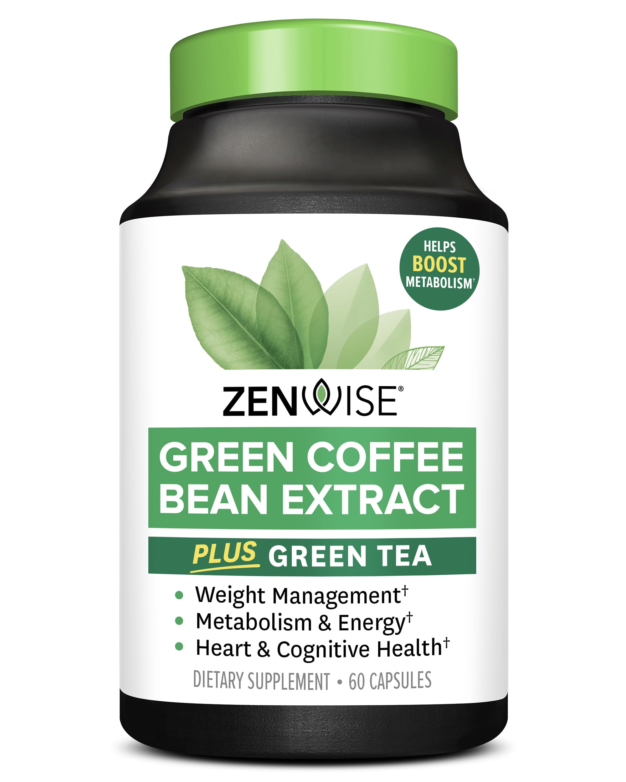 Foto 2 pulgar | Complemente El Extracto De Té Verde De Zenwise Health Con Café Verde - Venta Internacional.