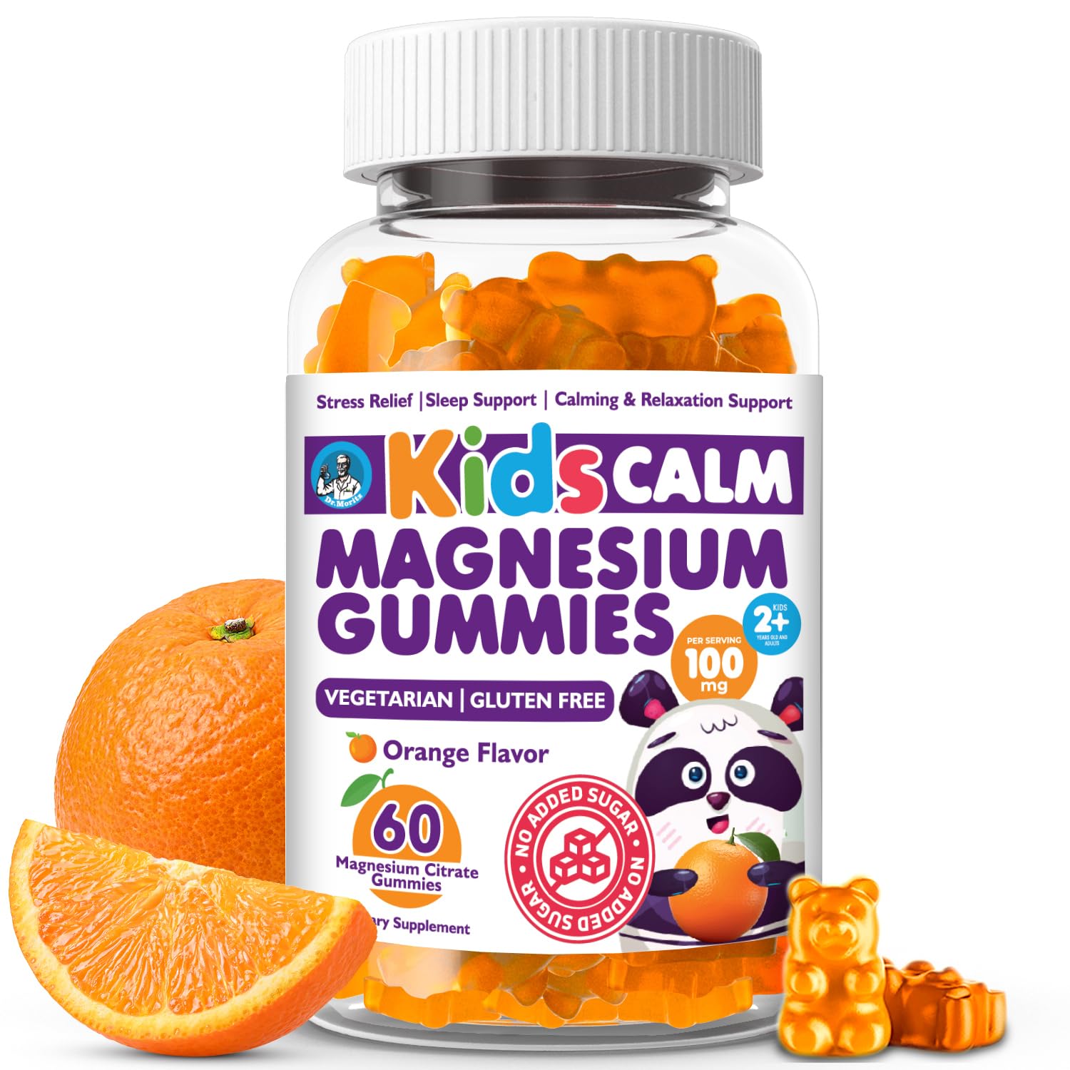 Foto 2 pulgar | Gomitas De Magnesio Dr. Moritz  Sin Azúcar  Sabor A Naranja Calmante - Venta Internacional.