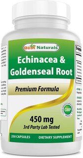 Foto 1 | Suplemento Best Naturals Echinacea Goldenseal 450 Mg 250 Cápsulas - Venta Internacional.