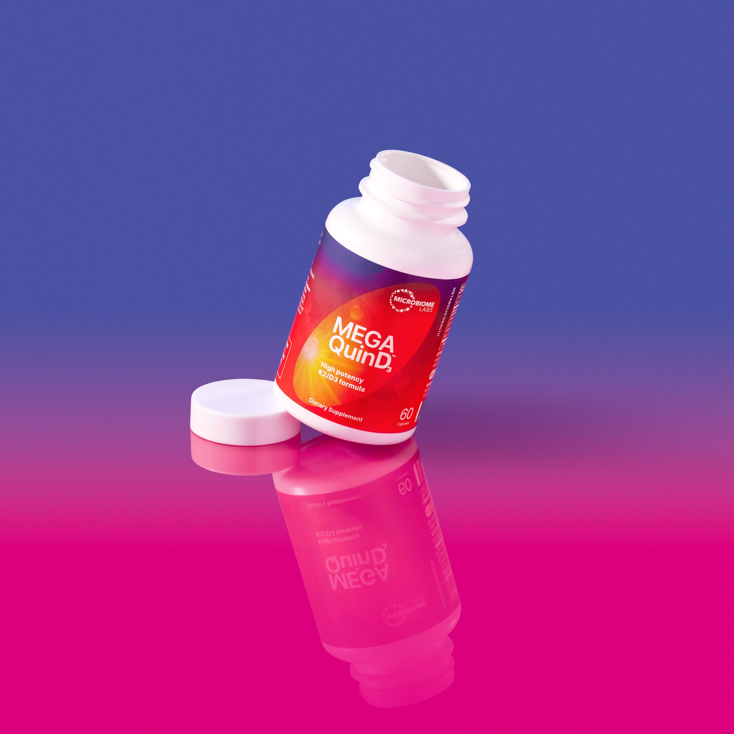 Foto 2 | Suplemento Microbiome Labs Megaquin D3 Vitamina D3 K2 5000 Ui - Venta Internacional.