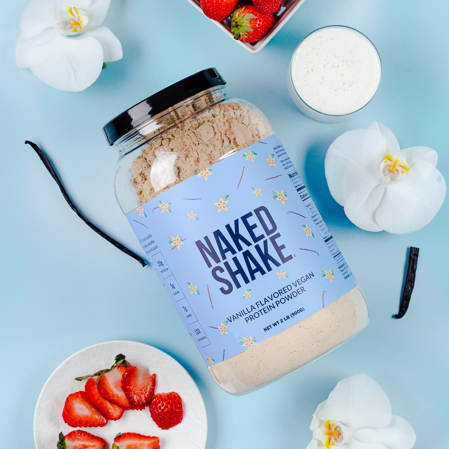 Foto 8 pulgar | Batido De Proteínas Naked Shake De Vainilla A Base De Plantas  30 Porciones - Venta Internacional.