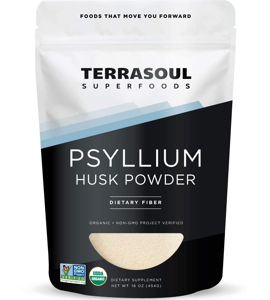 Foto 2 pulgar | Cáscara De Psilio En Polvo Terrasoul Superfoods  454 G  Orgánica - Venta Internacional.
