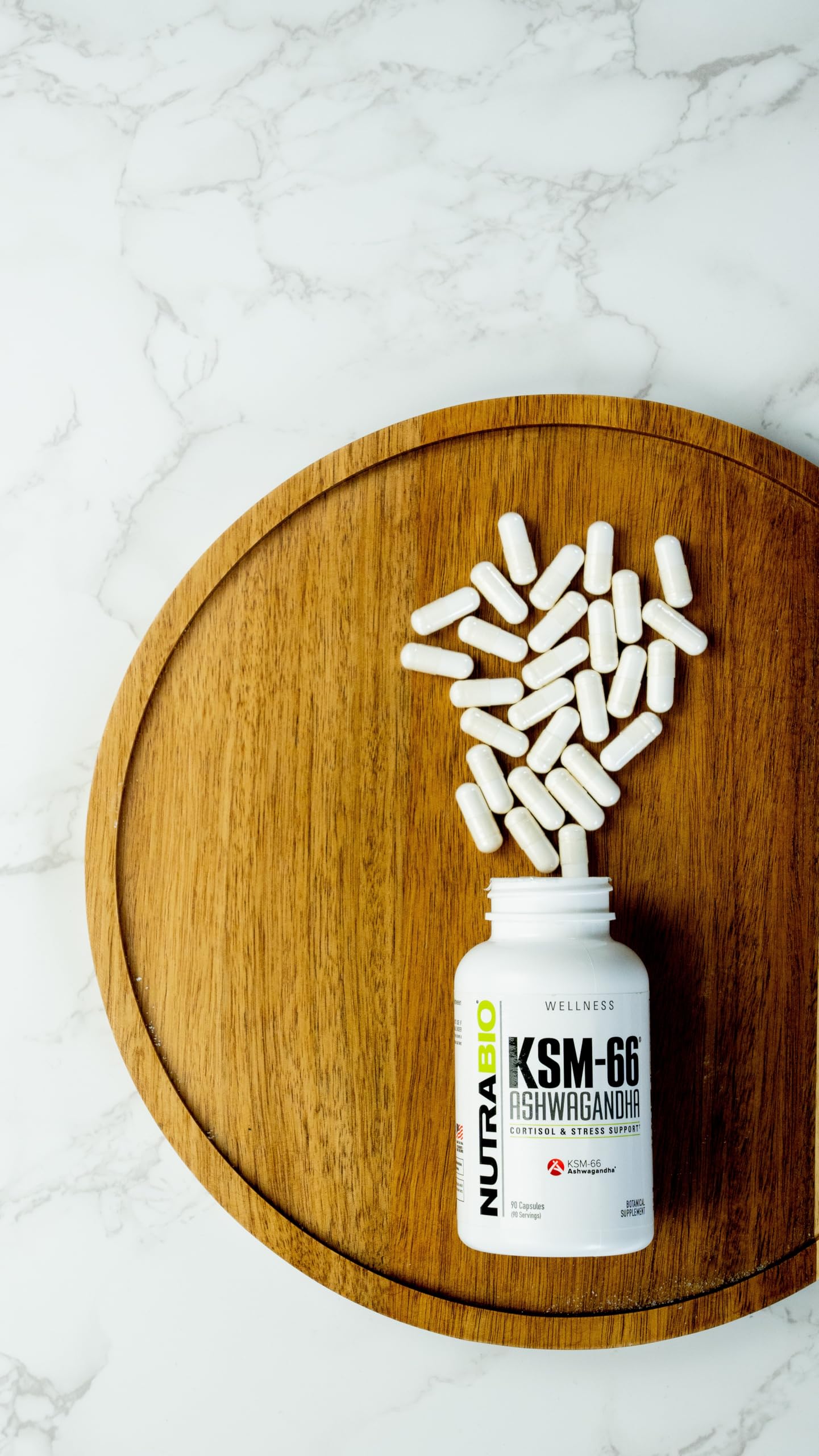 Foto 5 pulgar | Suplemento Herbal Nutrabio Ashwagandha Ksm-66 600 Mg 90 Cápsulas - Venta Internacional.