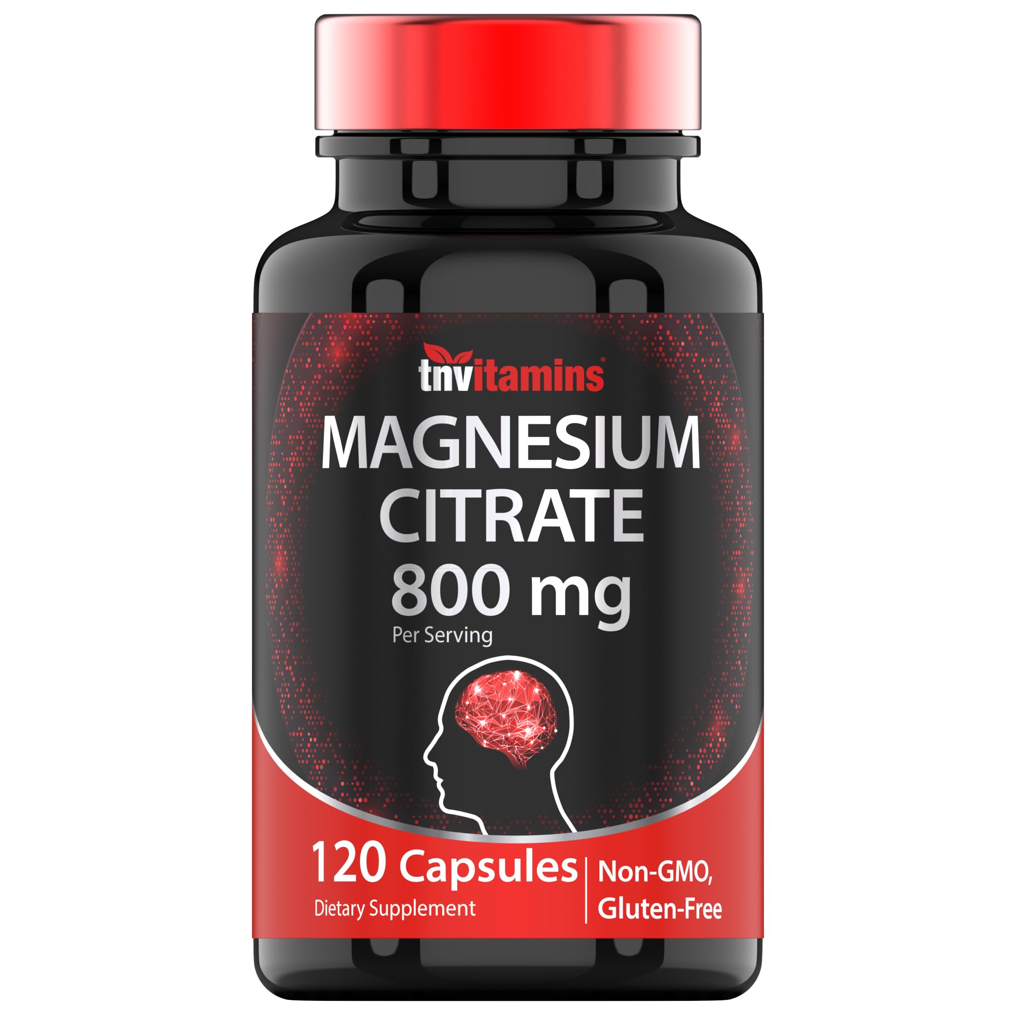 Foto 2 pulgar | Suplemento Tnvitamins Citrato De Magnesio 800 Mg 120 Cápsulas - Venta Internacional.