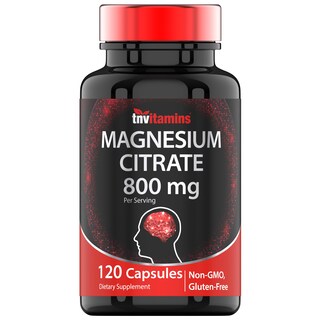 Foto 1 | Suplemento Tnvitamins Citrato De Magnesio 800 Mg 120 Cápsulas - Venta Internacional.