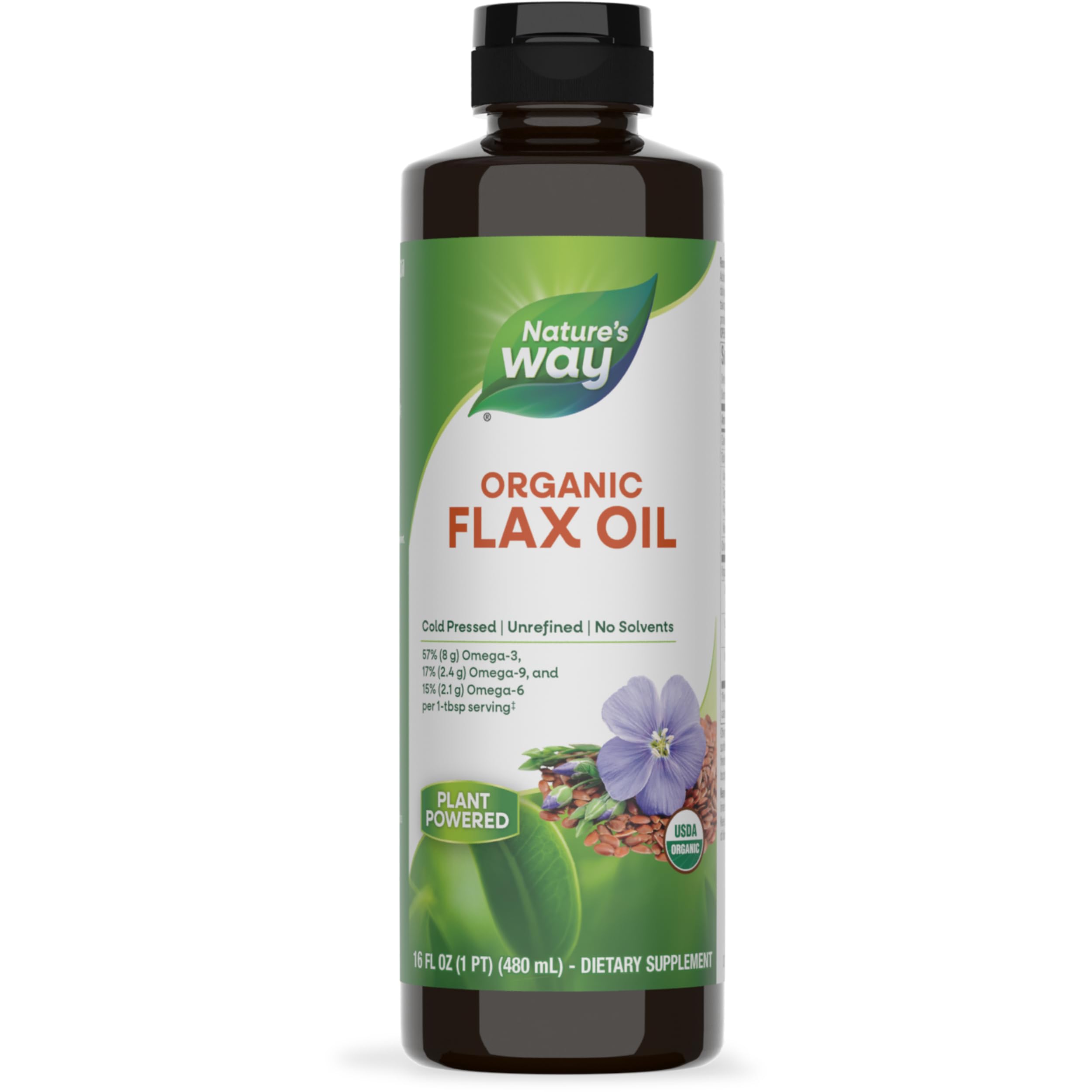 Foto 2 pulgar | Aceite De Lino Nature's Way Organic Omega-3  6  9 473 Ml - Venta Internacional.