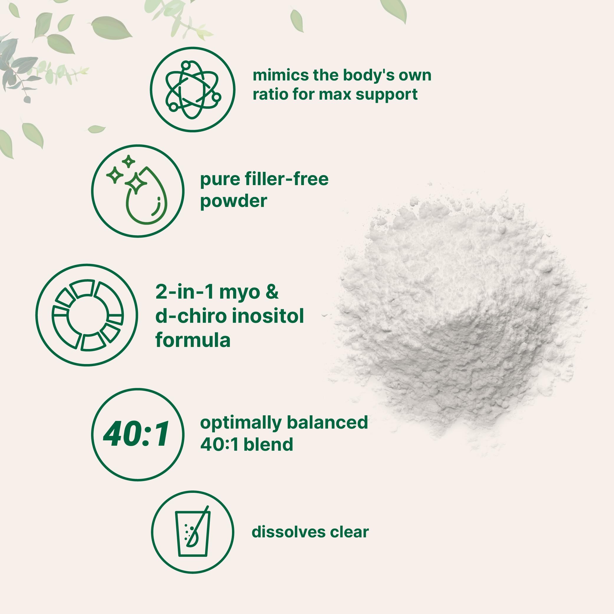 Foto 3 | Suplemento De Microingredientes: Mioinositol Y D-chiroinositol - Venta Internacional.