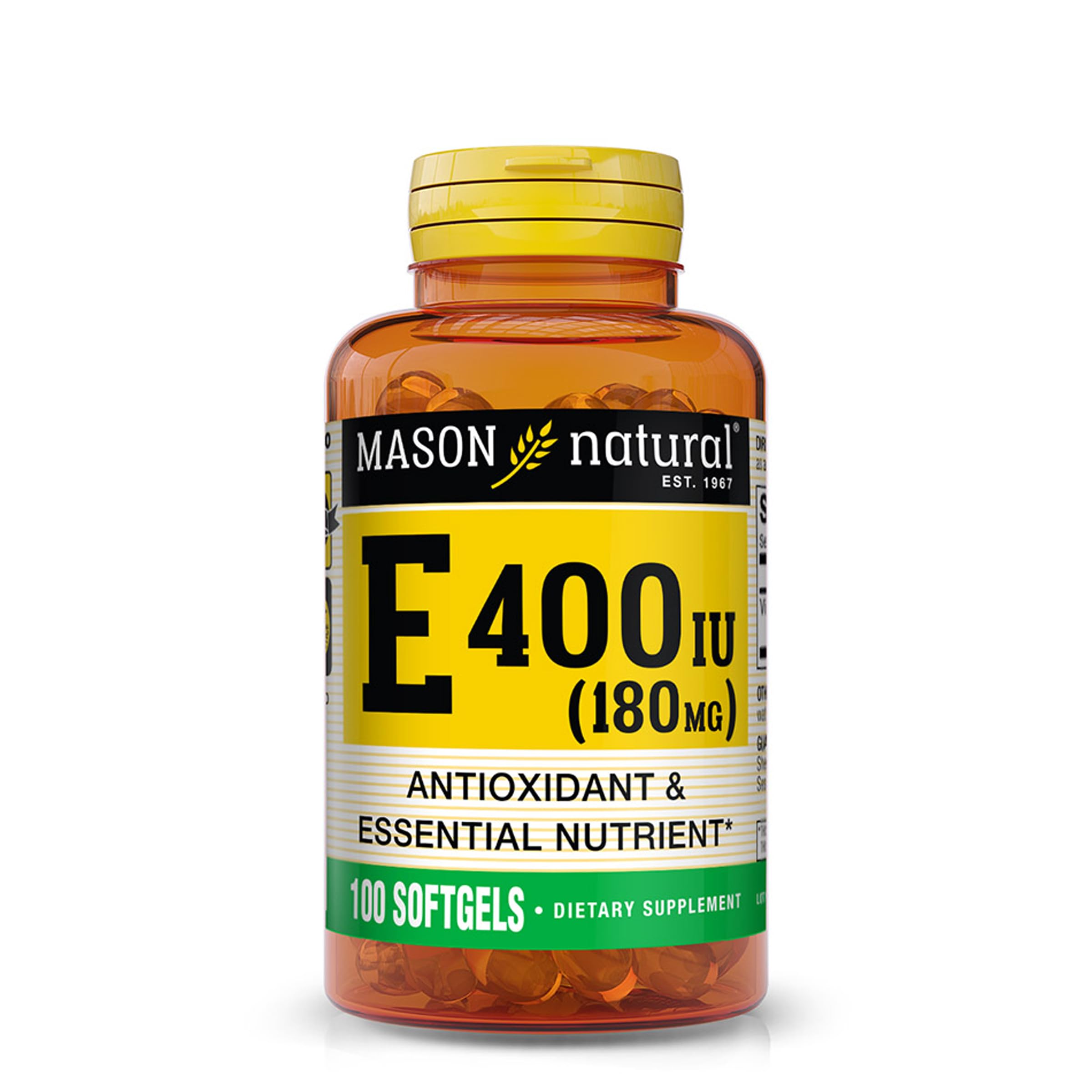Foto 2 pulgar | Suplemento Alimenticio Mason Natural Vitamina E 100 Cápsulas Blandas - Venta Internacional