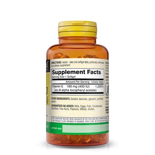 Foto 2 | Suplemento Alimenticio Mason Natural Vitamina E 100 Cápsulas Blandas - Venta Internacional