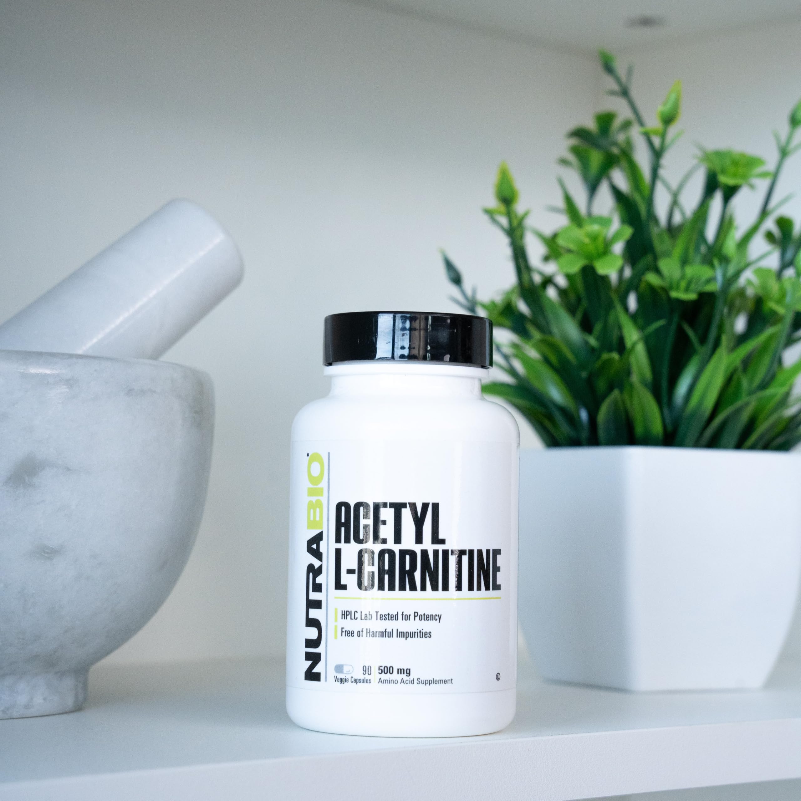 Foto 5 pulgar | Suplemento Alimenticio NutraBio Acetil L-Carnitina 90 Cápsulas - Venta Internacional
