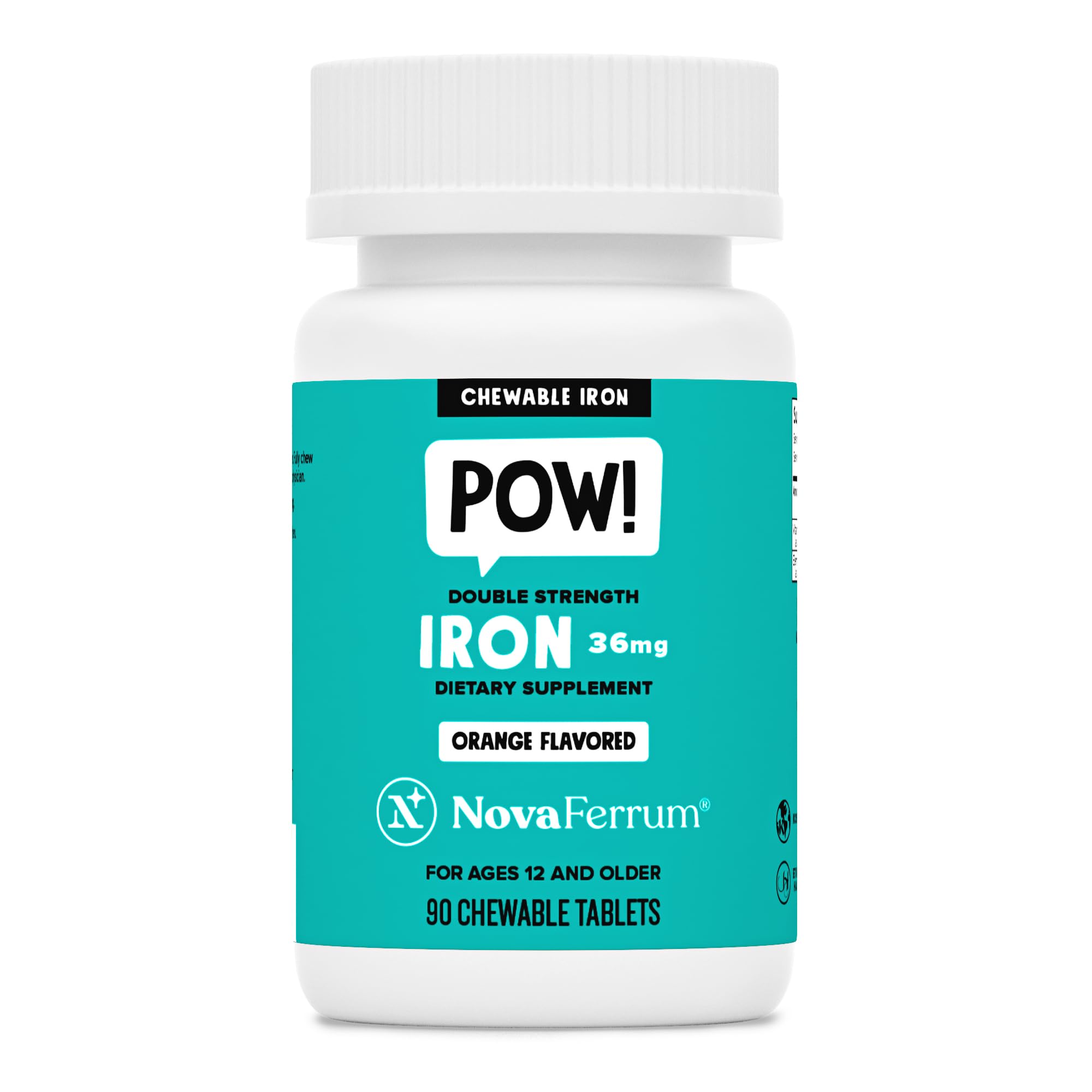 Foto 2 pulgar | Suplemento De Hierro Masticable Novaferrum Pow 36 Mg 90 Porciones - Venta Internacional.