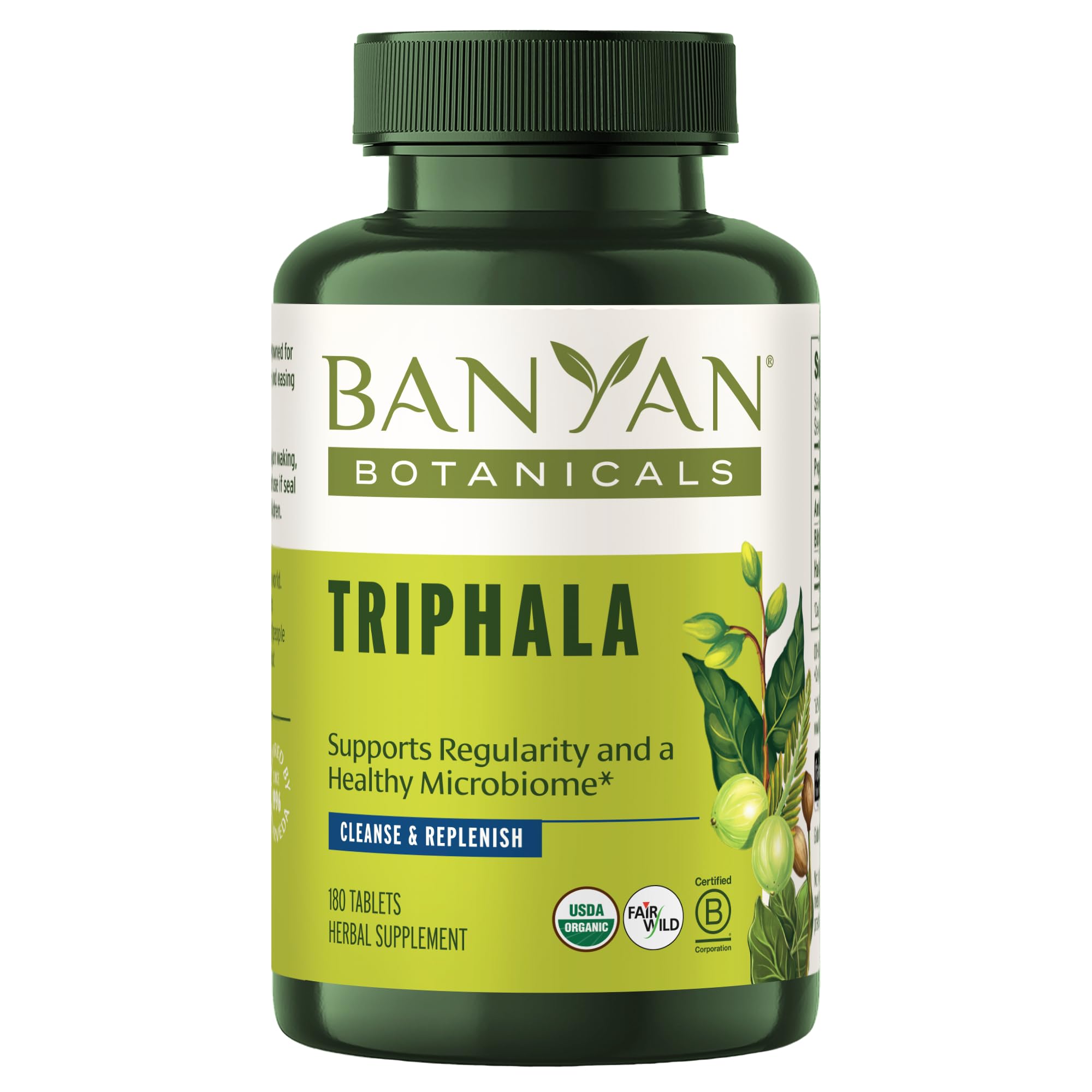 Foto 2 pulgar | Triphala Tablets Banyan Botanicals Organic 180 Comprimidos - Venta Internacional.