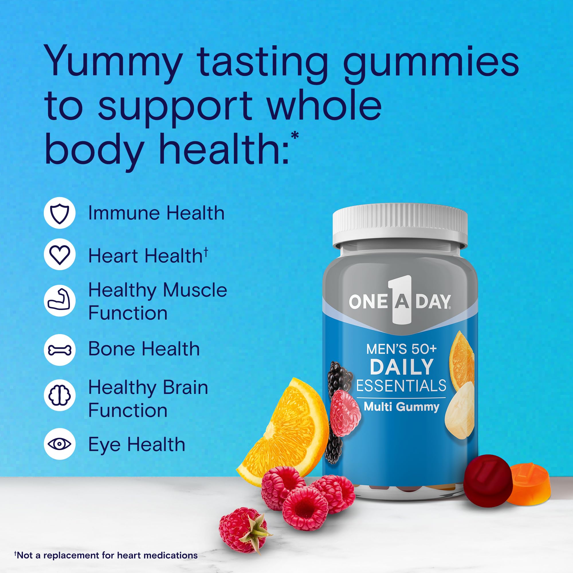 Foto 3 pulgar | Gomitas Multivitamínicas One A Day Para Hombres De 50 O Más  120 Gomitas Diarias - Venta Internacional.