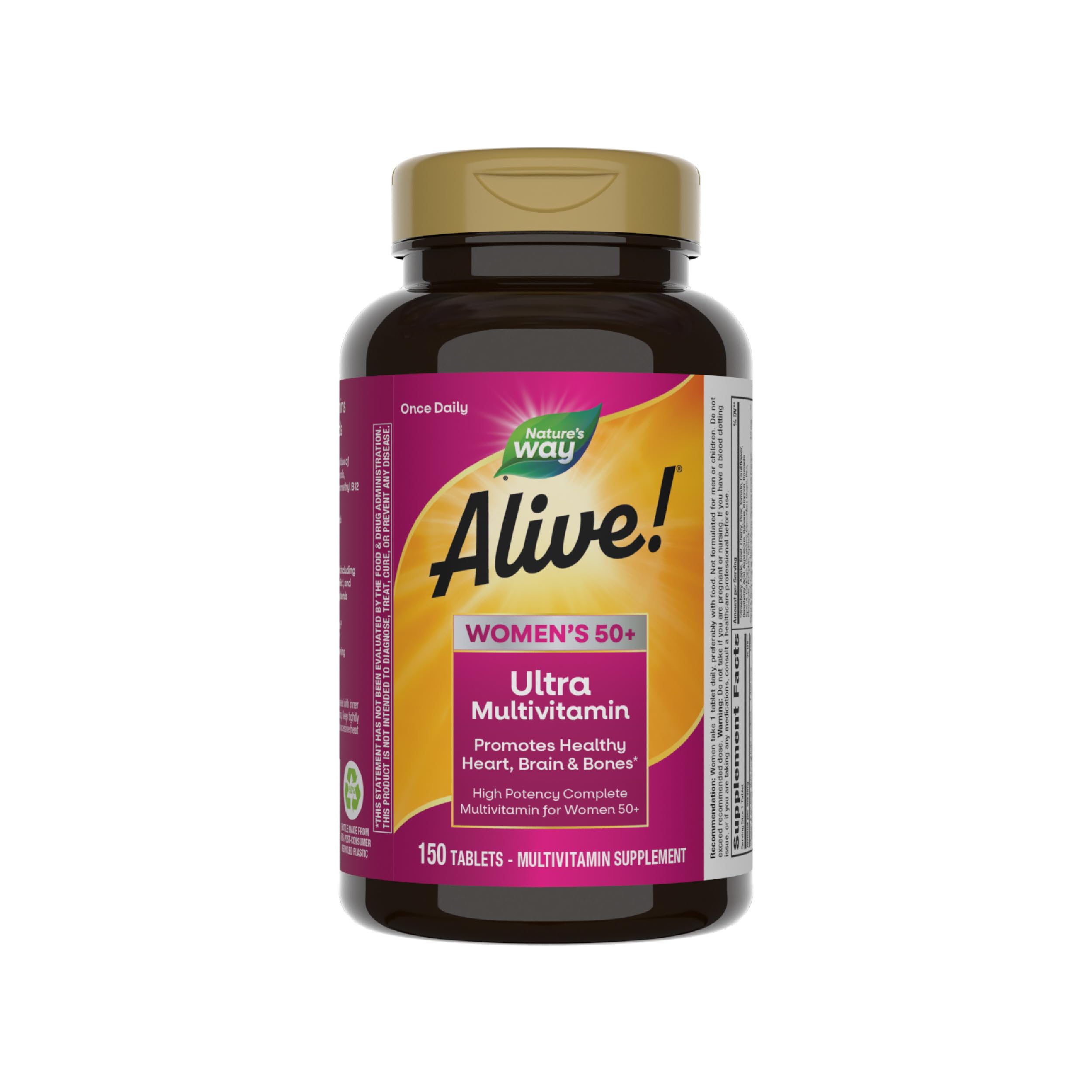Foto 2 pulgar | ¡multivitamínico Nature's Way Alive! Más De 50 Comprimidos Ultra 150 Para Mujeres - Venta Internacional.