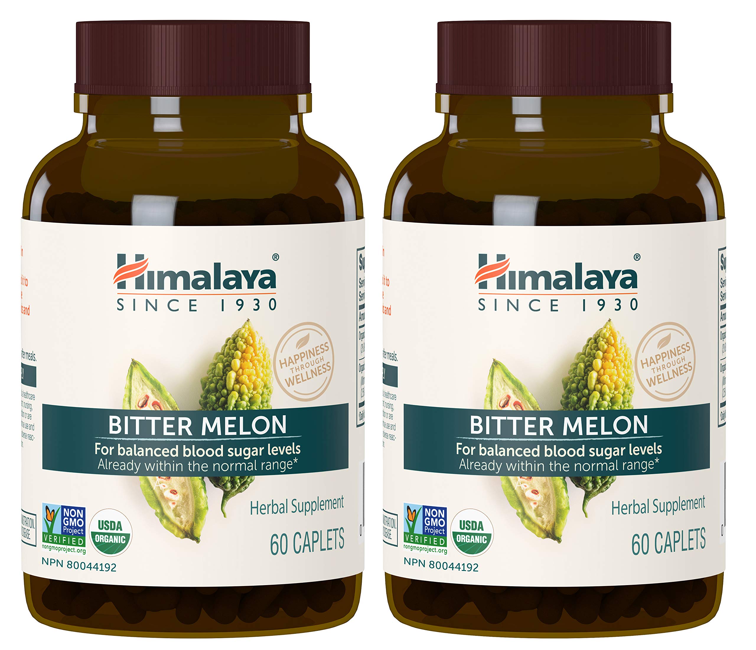 Foto 2 pulgar | Suplemento De Melón Amargo Orgánico Himalaya 660 Mg 60 Cápsulas X2 - Venta Internacional.