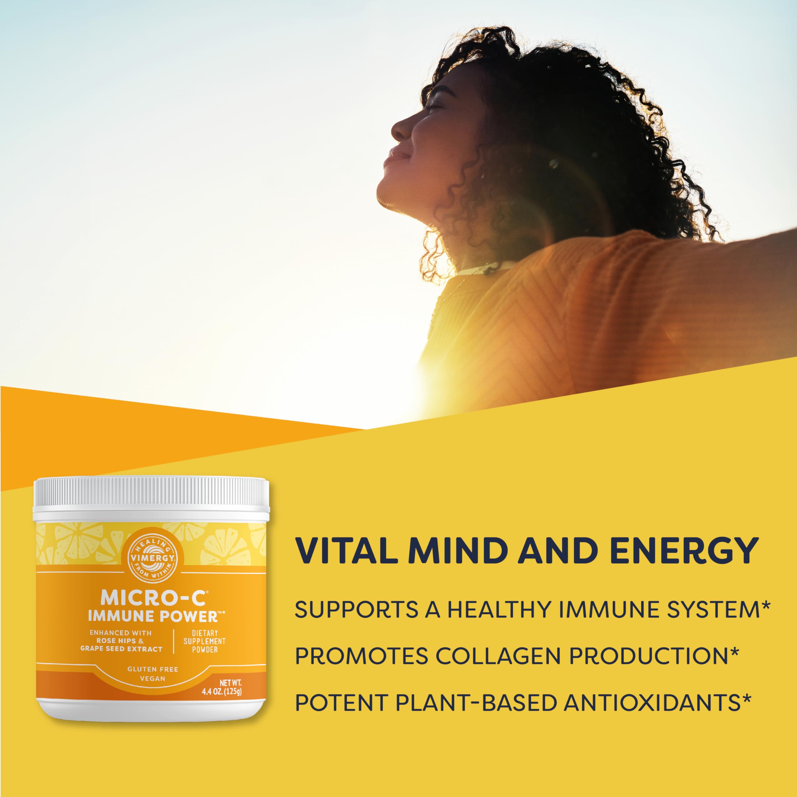 Foto 2 | Suplemento Vimergy Micro-c Immune Power Tm Travel 125 G - Venta Internacional.