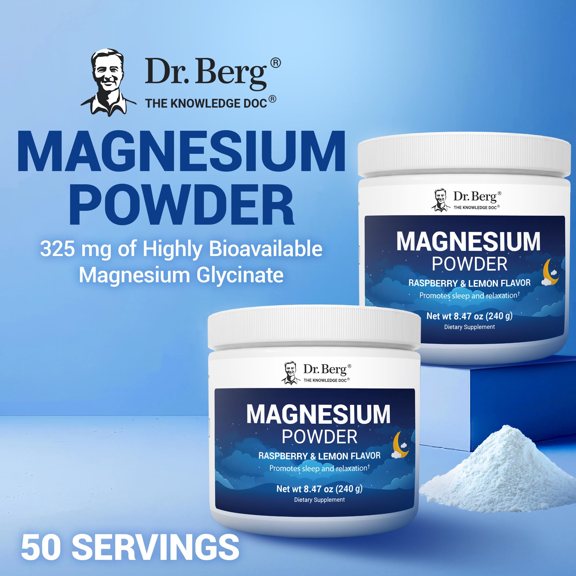 Foto 4 | Glicinato De Magnesio En Polvo Dr. Berg Con Vitamina D3 Y Zinc - Venta Internacional.