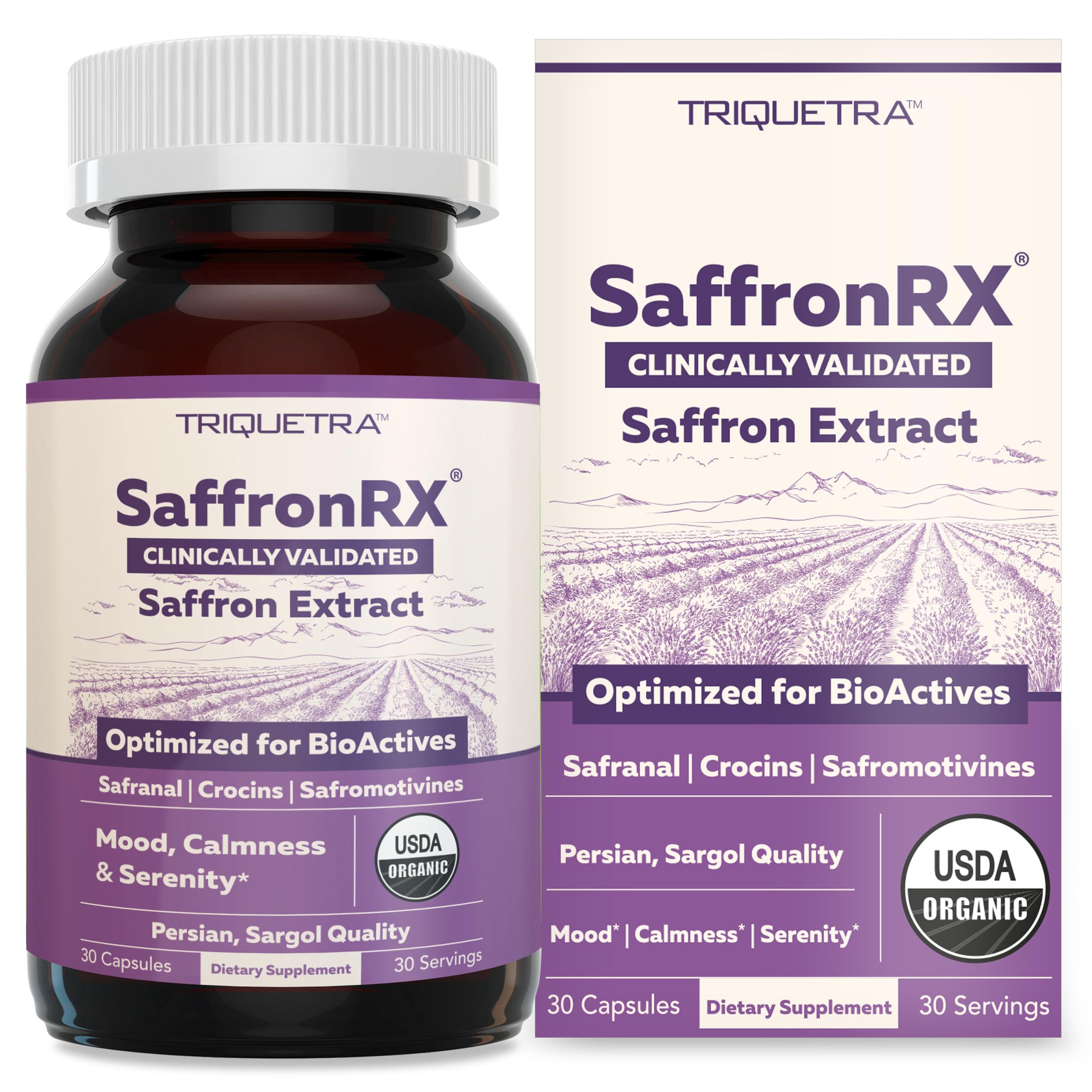 Foto 1 | Suplemento Triquetra Health Extracto De Azafrán Orgánico 30 Ml - Venta Internacional.