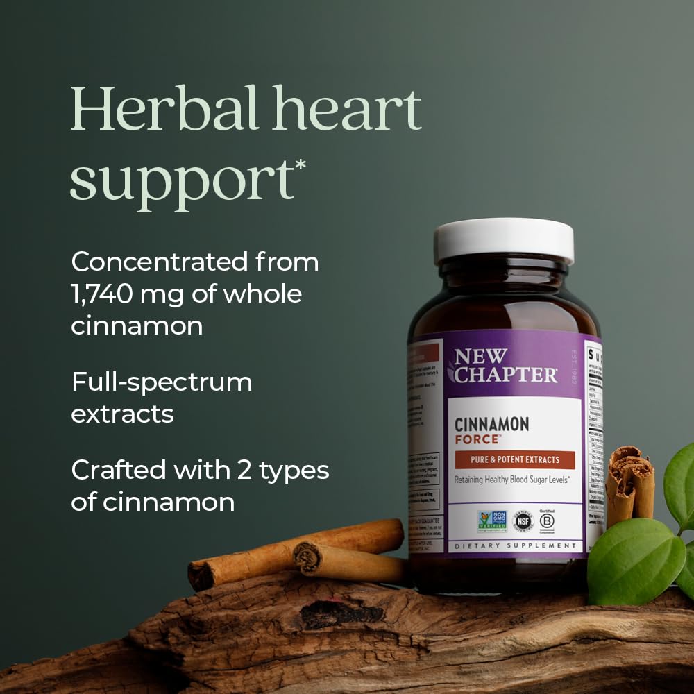 Foto 4 | Suplemento New Chapter Cinnamon Force Antioxidant 30 Cápsulas - Venta Internacional.