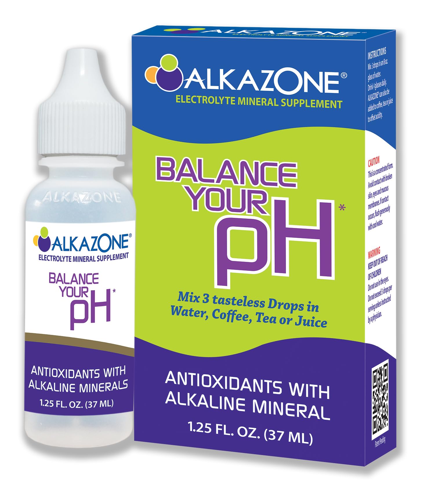 Foto 2 pulgar | Mineral Drops Alkazone Equilibra Tu Ph (37 Ml)  Rinde 37 Litros De Agua - Venta Internacional.