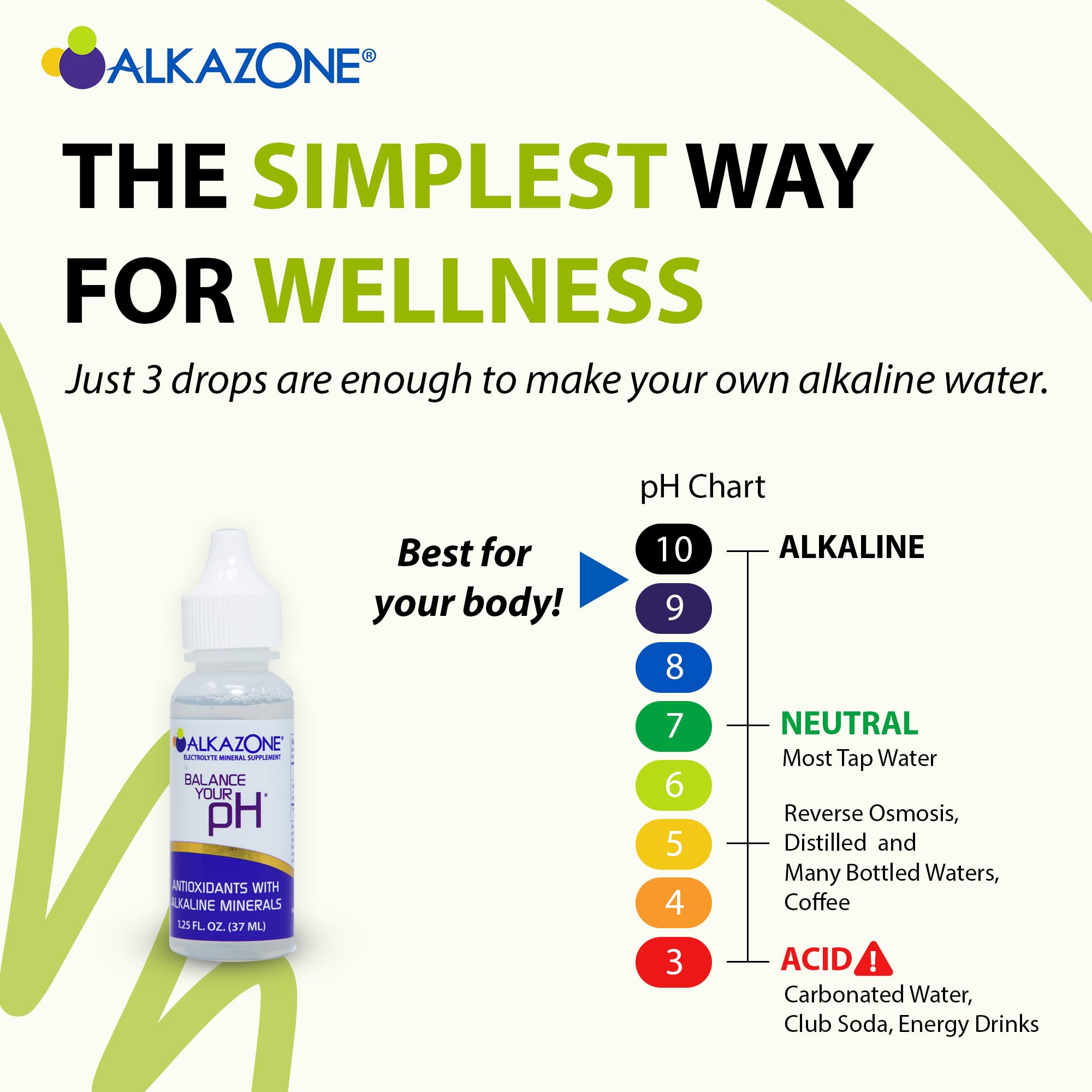 Foto 4 pulgar | Mineral Drops Alkazone Equilibra Tu Ph (37 Ml)  Rinde 37 Litros De Agua - Venta Internacional.