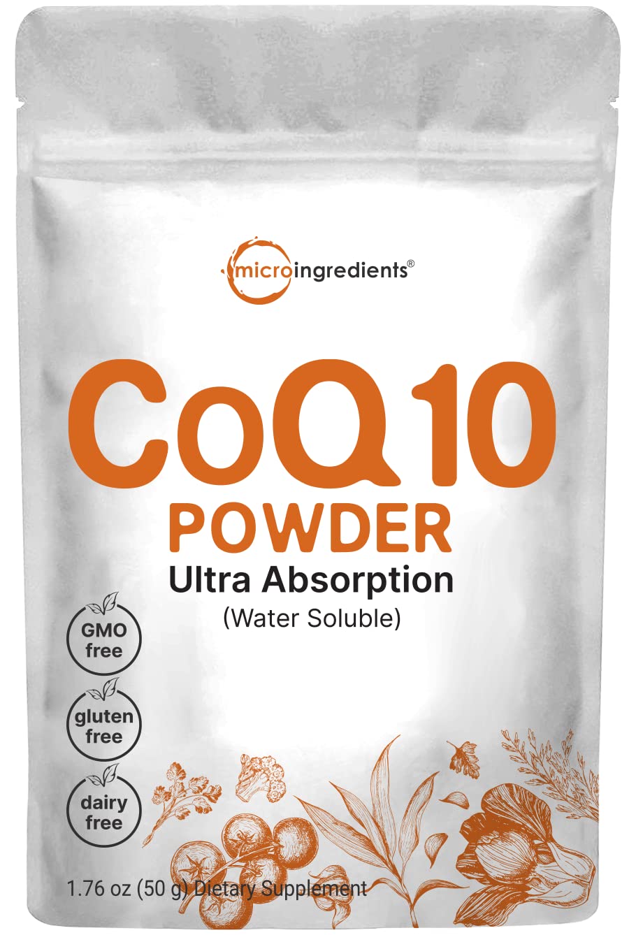 Foto 2 pulgar | Suplemento Con Microingredientes  Coq10  200 Mg  50 G  En Polvo  Vegano - Venta Internacional.