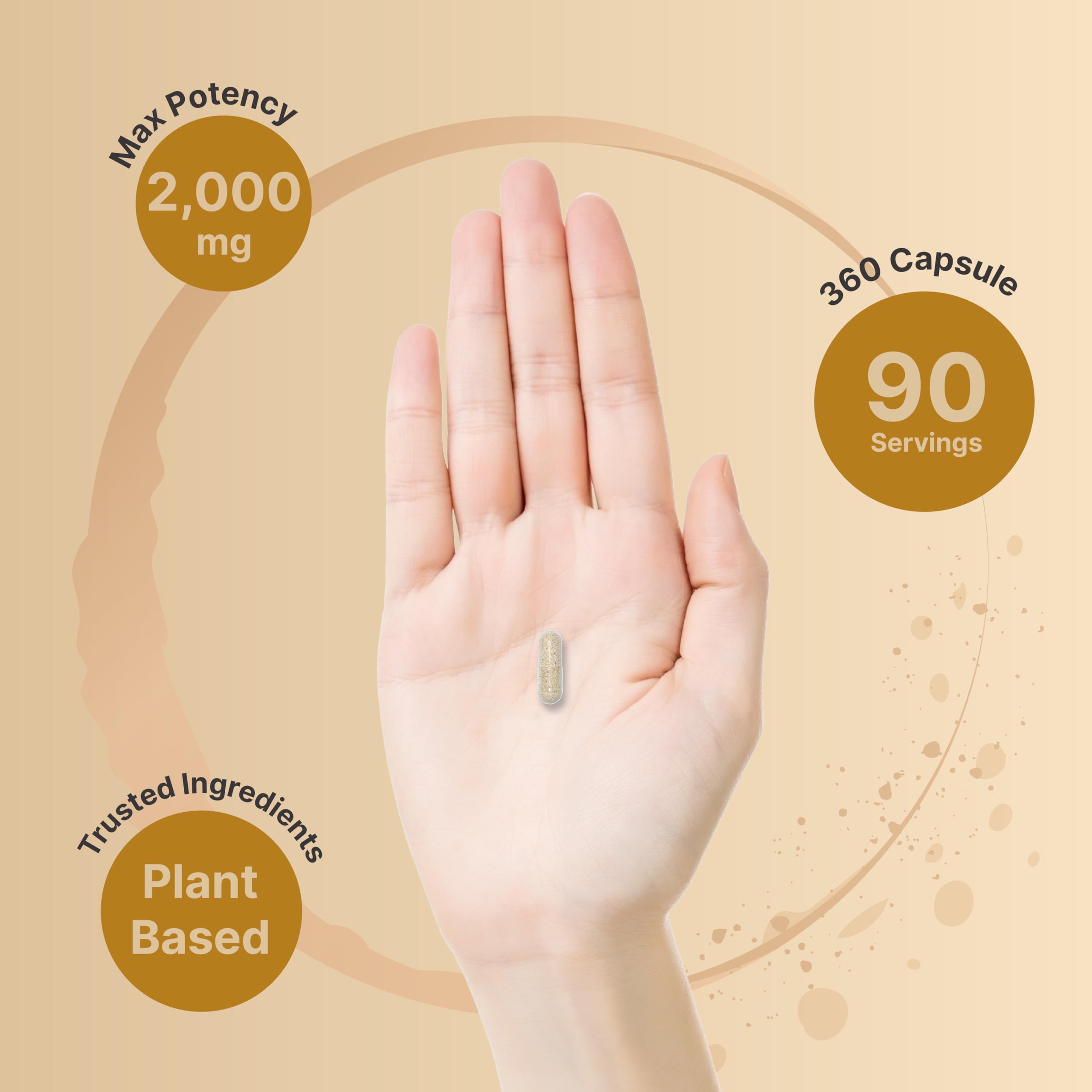 Foto 5 pulgar | Suplemento Naturebell En Cápsulas De Cáscara De Psyllium  2000 Mg  360 Unidades - Venta Internacional.
