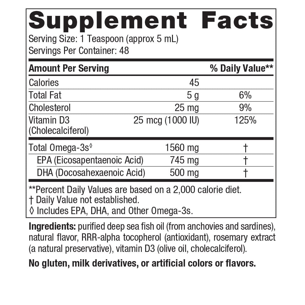 Foto 3 pulgar | Suplemento Nordic Naturals Omega-3d De 8 Onzas  1560 Mg +1000 Ui De Limón - Venta Internacional.