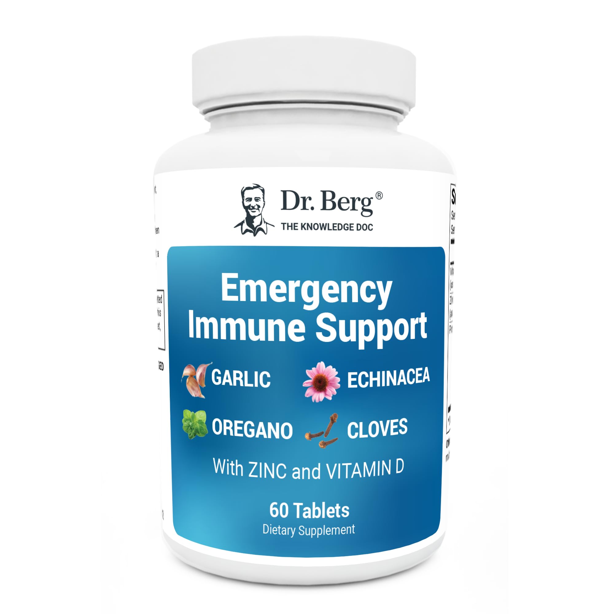 Foto 2 pulgar | Complemente El Dr. Berg Emergency Immune Support Con 60 Tabletas De Equinácea - Venta Internacional.
