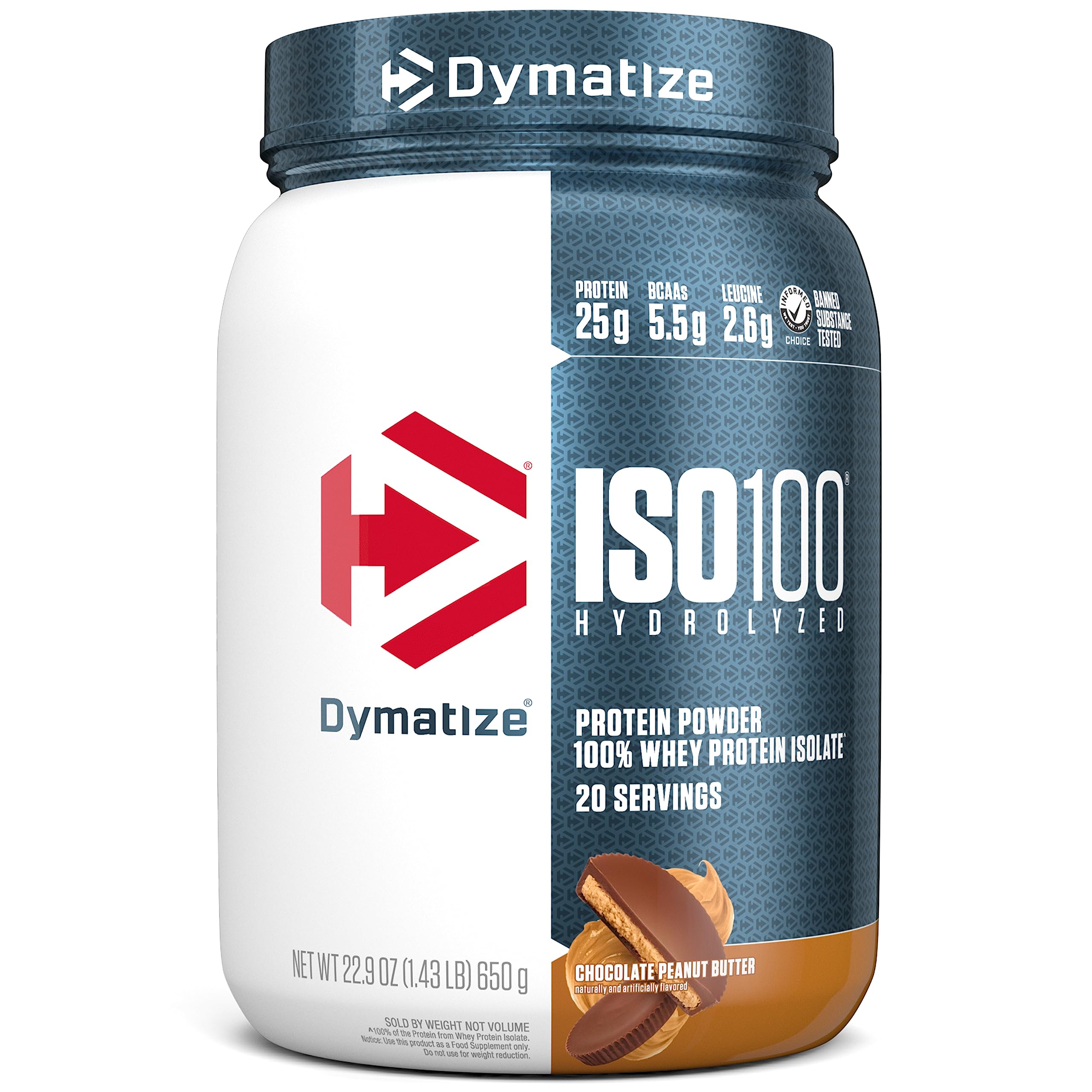Foto 1 | Proteína En Polvo Dymatize Iso100 Whey Isolate Chocolate 20sv - Venta Internacional.