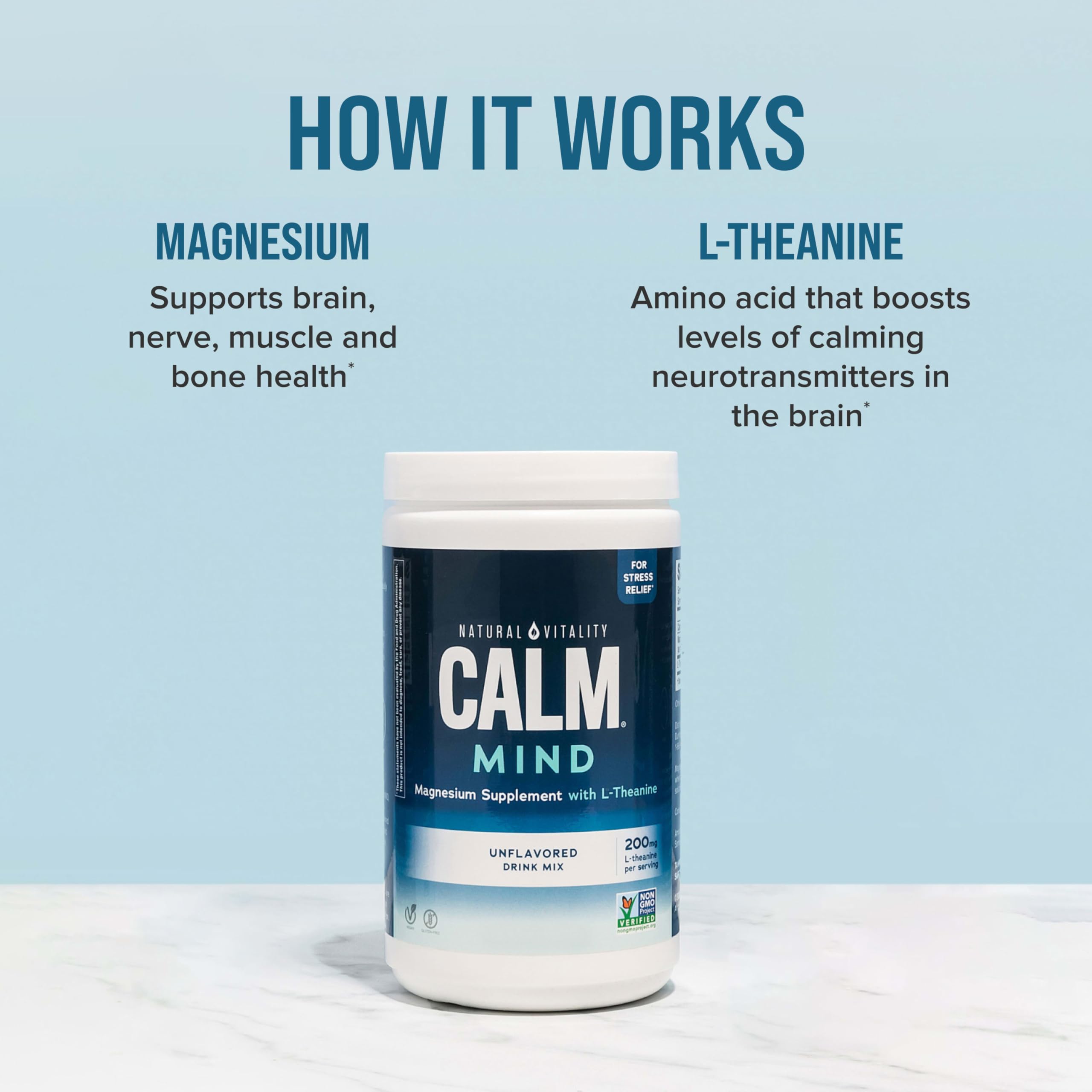 Foto 7 pulgar | Suplemento De Citrato De Magnesio Natural Vitality Calm Mind 355 Ml - Venta Internacional.