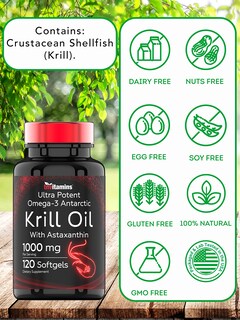 Foto 6 | Suplemento Tnvitamins De Aceite De Krill Antártico 1000 Mg 120 Cápsulas Blandas - Venta Internacional.